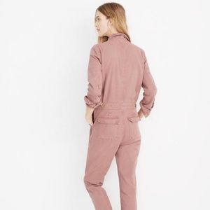 Madewell Coverall Jumpsuit Dust Rose